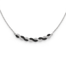Factory Price Wholesale Fashion Jewelry Black Plated Necklace Gift
